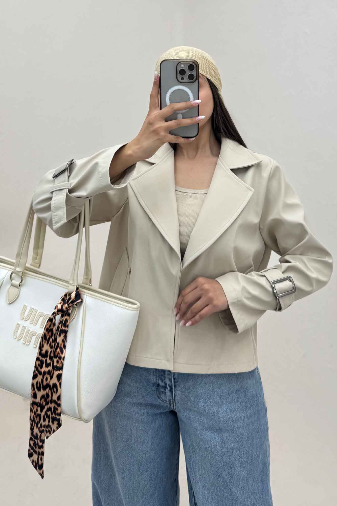 کت طرح جیب آستین سگک سانتانا