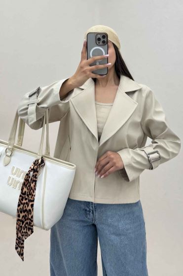 کت طرح جیب آستین سگک سانتانا