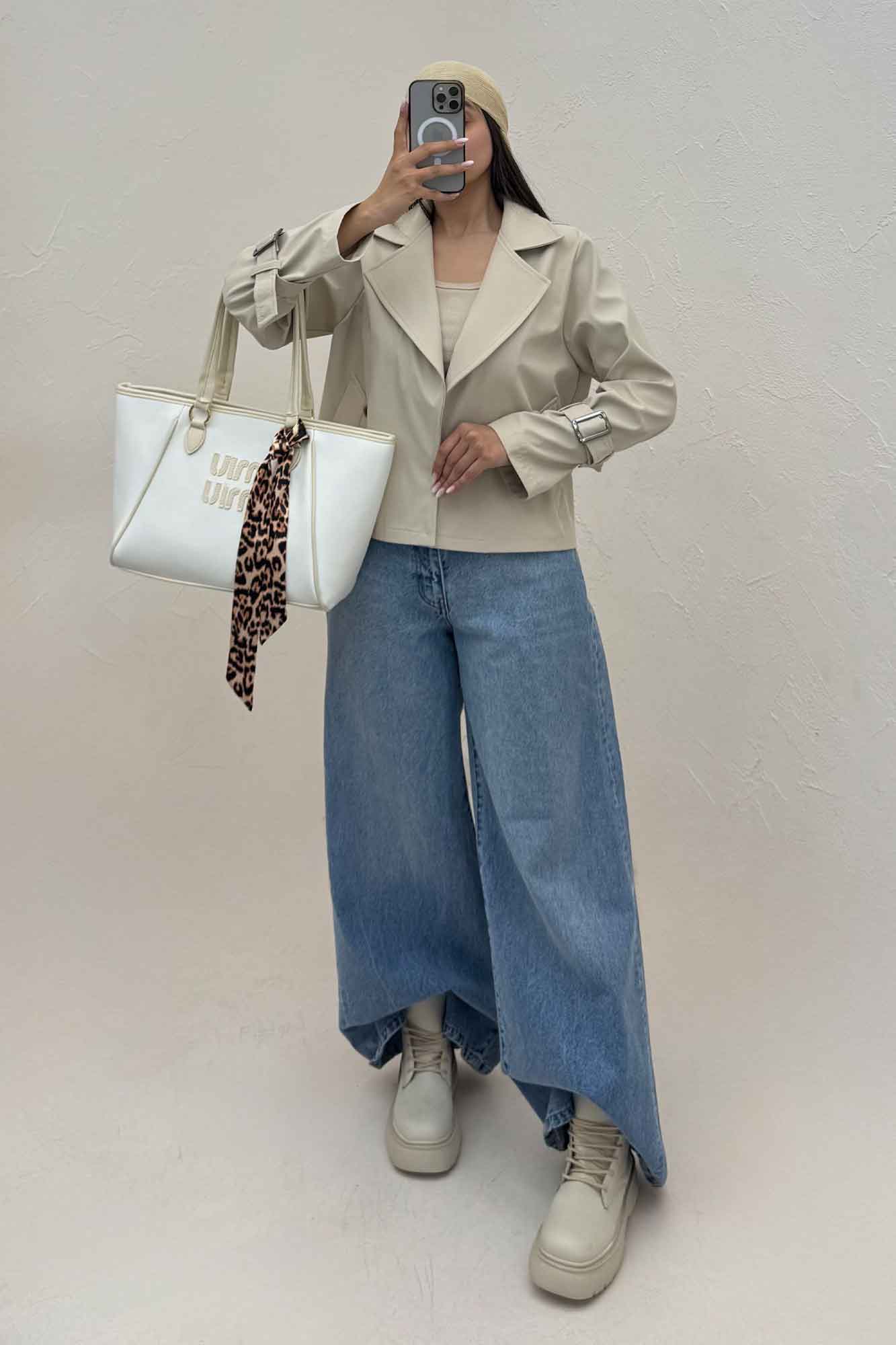 کت طرح جیب آستین سگک سانتانا