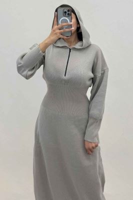 کفتان بلند بافت کمرگنی کلاهدار