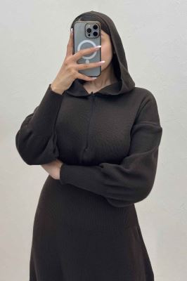 کفتان بلند بافت کمرگنی کلاهدار