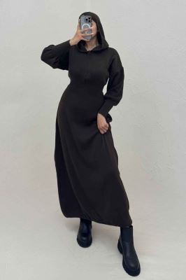 کفتان بلند بافت کمرگنی کلاهدار