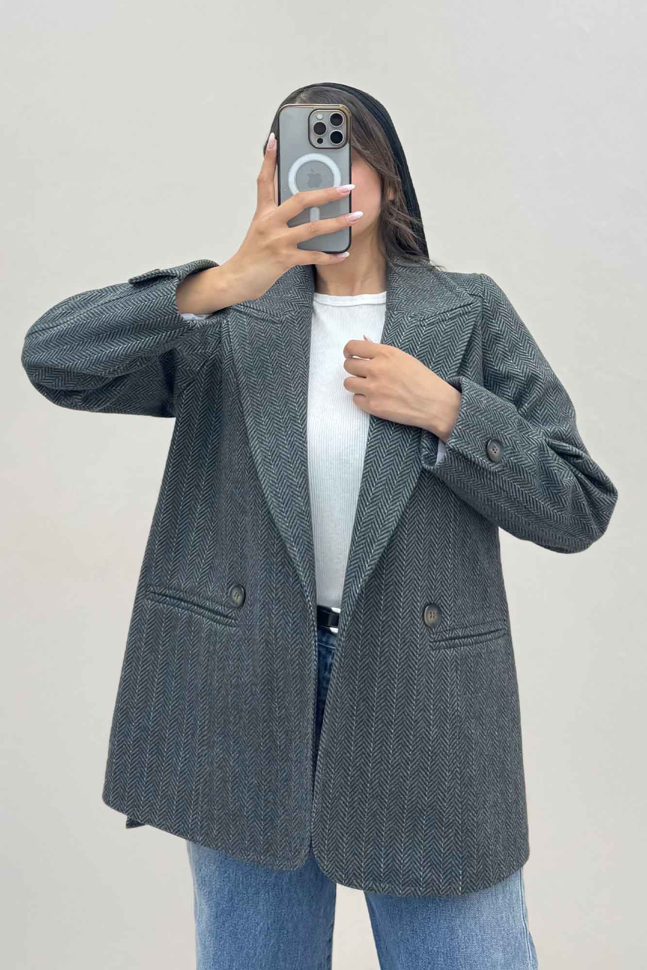 کت فوتر جناقی آستردار RONI