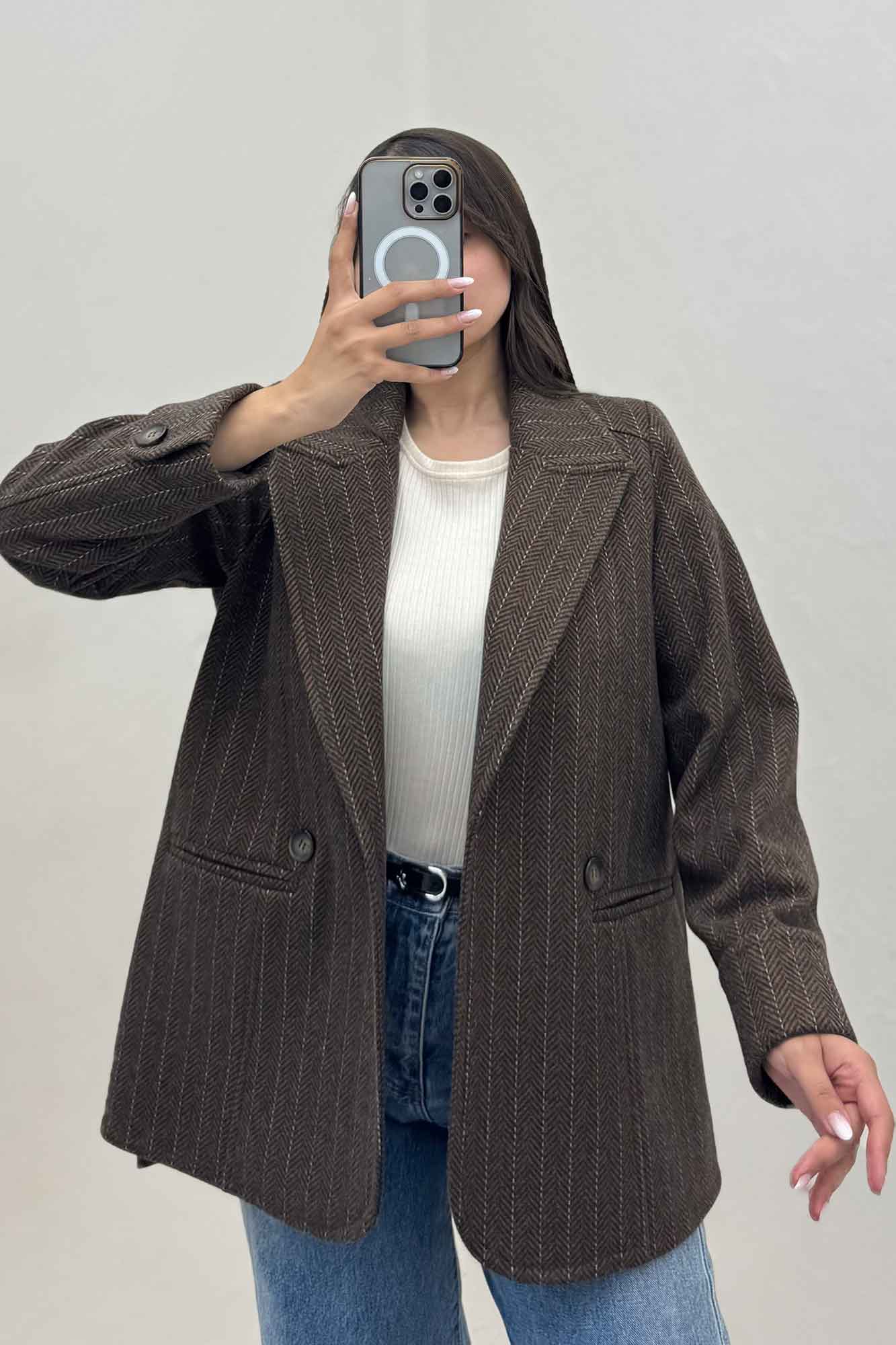 کت فوتر جناقی آستردار RONI