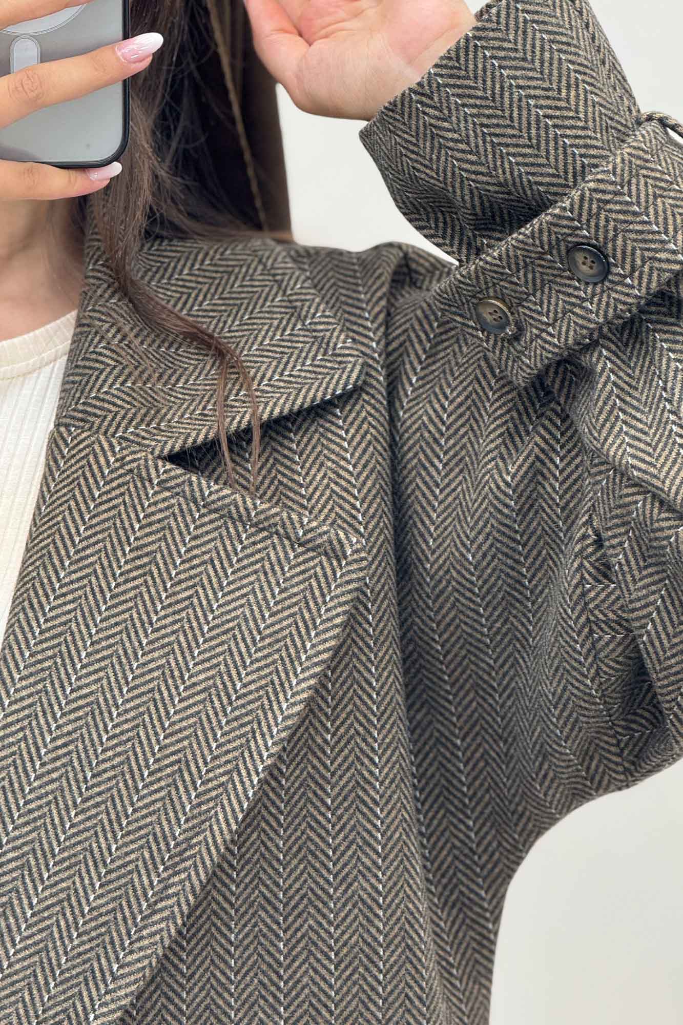 پالتو بلند فوتر جنافی آستردار پیکسی