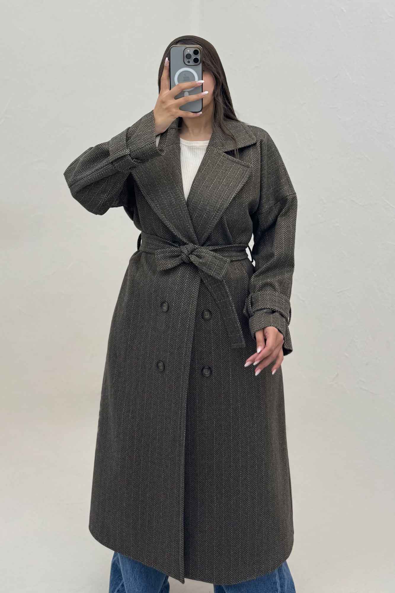 پالتو بلند فوتر جنافی آستردار پیکسی