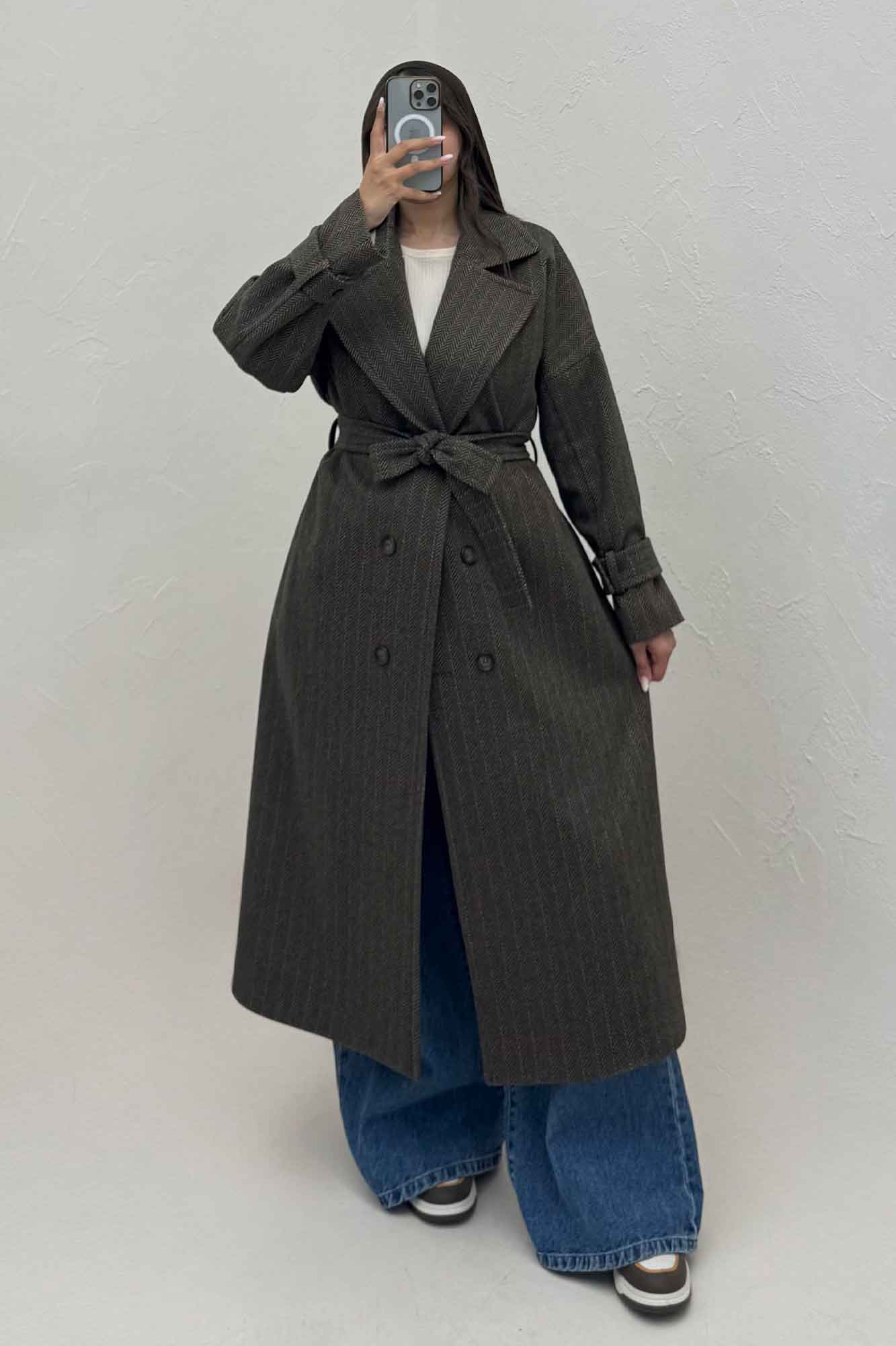 پالتو بلند فوتر جنافی آستردار پیکسی