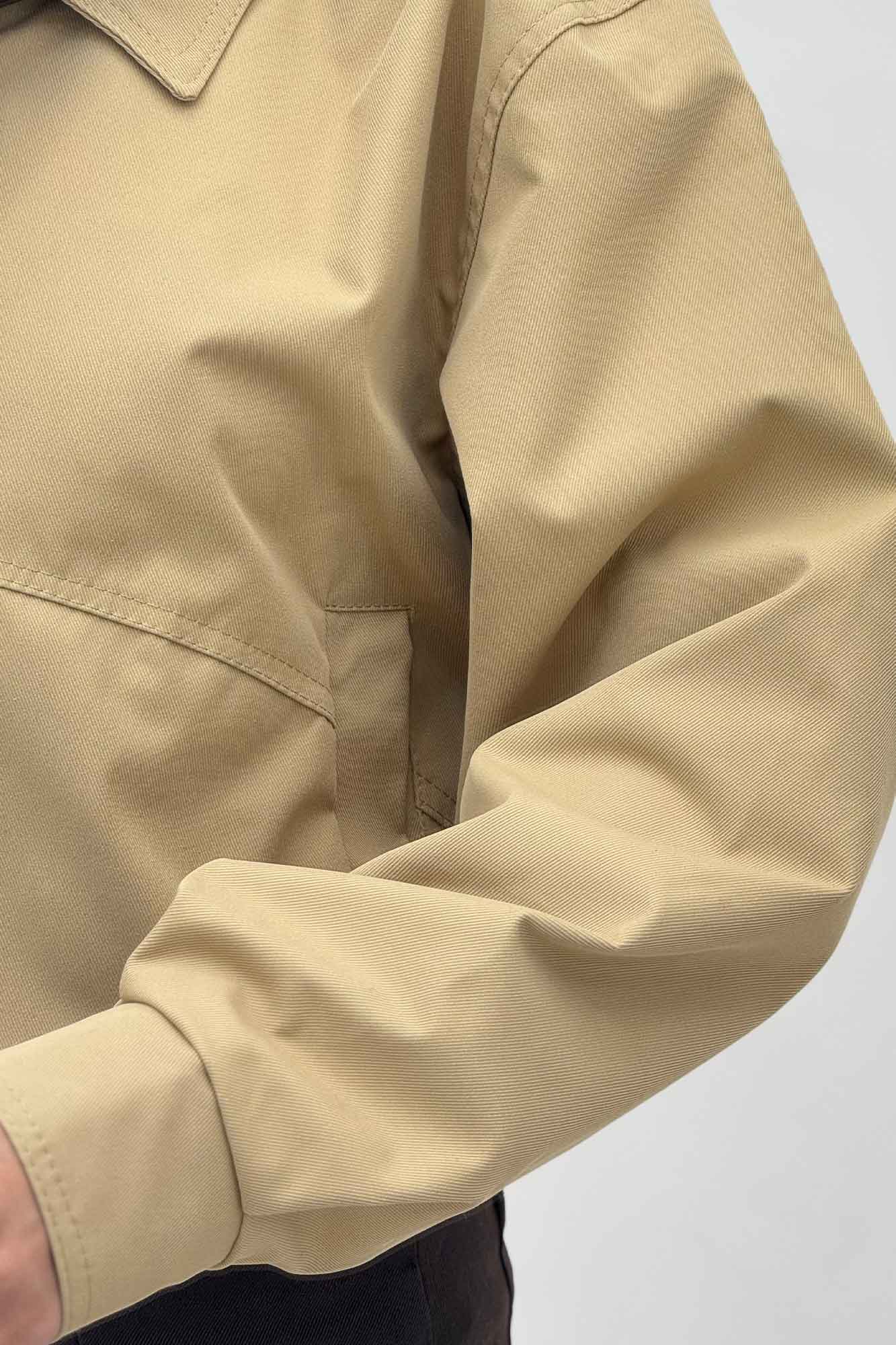 بامبر کتان کاپرا زیپ دکمه کد 443