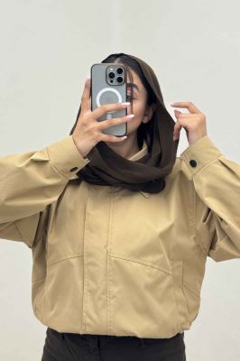 بامبر کتان کاپرا زیپ دکمه کد 443