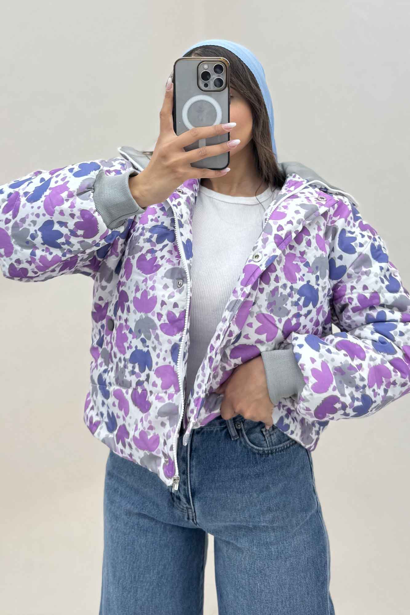 کاپشن طرحدار مچ کش کد 438