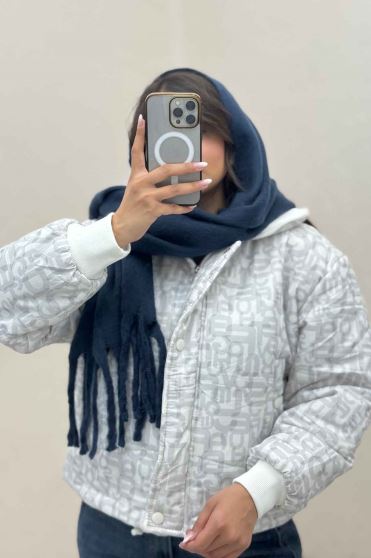 کاپشن طرحدار مچ کش کد 438