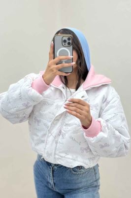 کاپشن طرحدار مچ کش کد 438