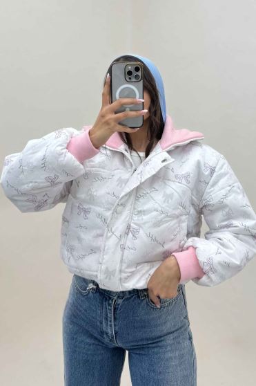 کاپشن طرحدار مچ کش کد 438