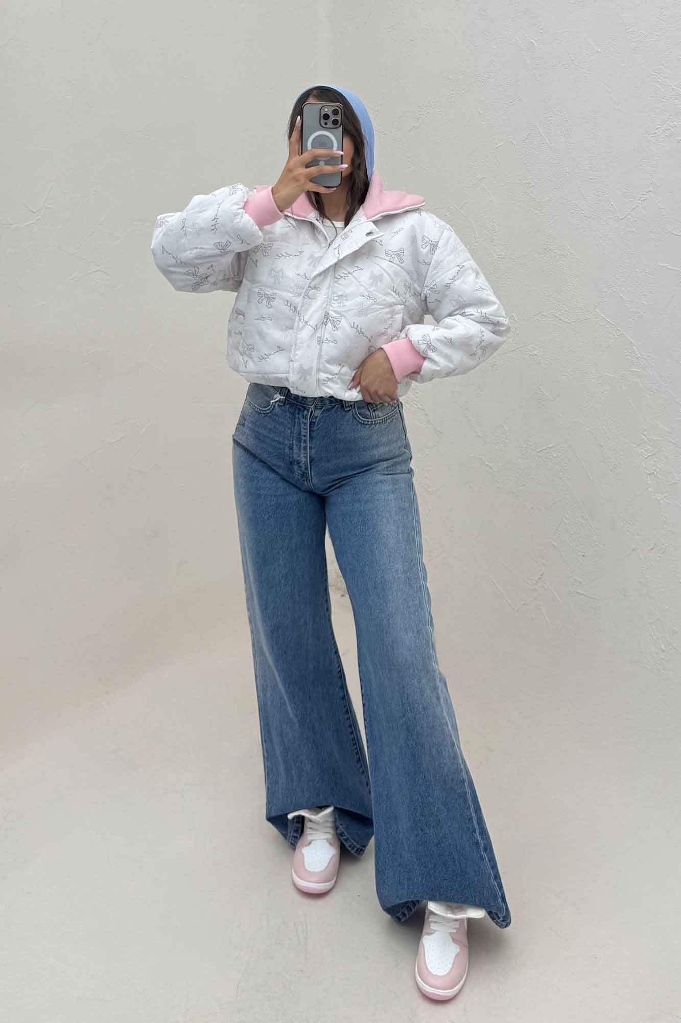 کاپشن طرحدار مچ کش کد 438