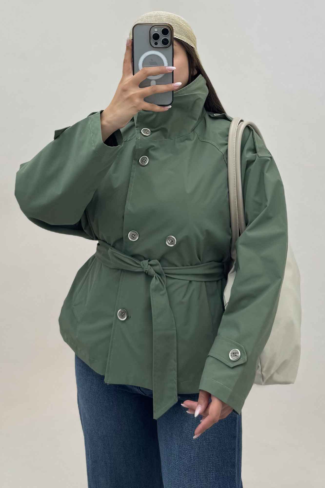 بارانی یقه ایستاده مموری کد 434