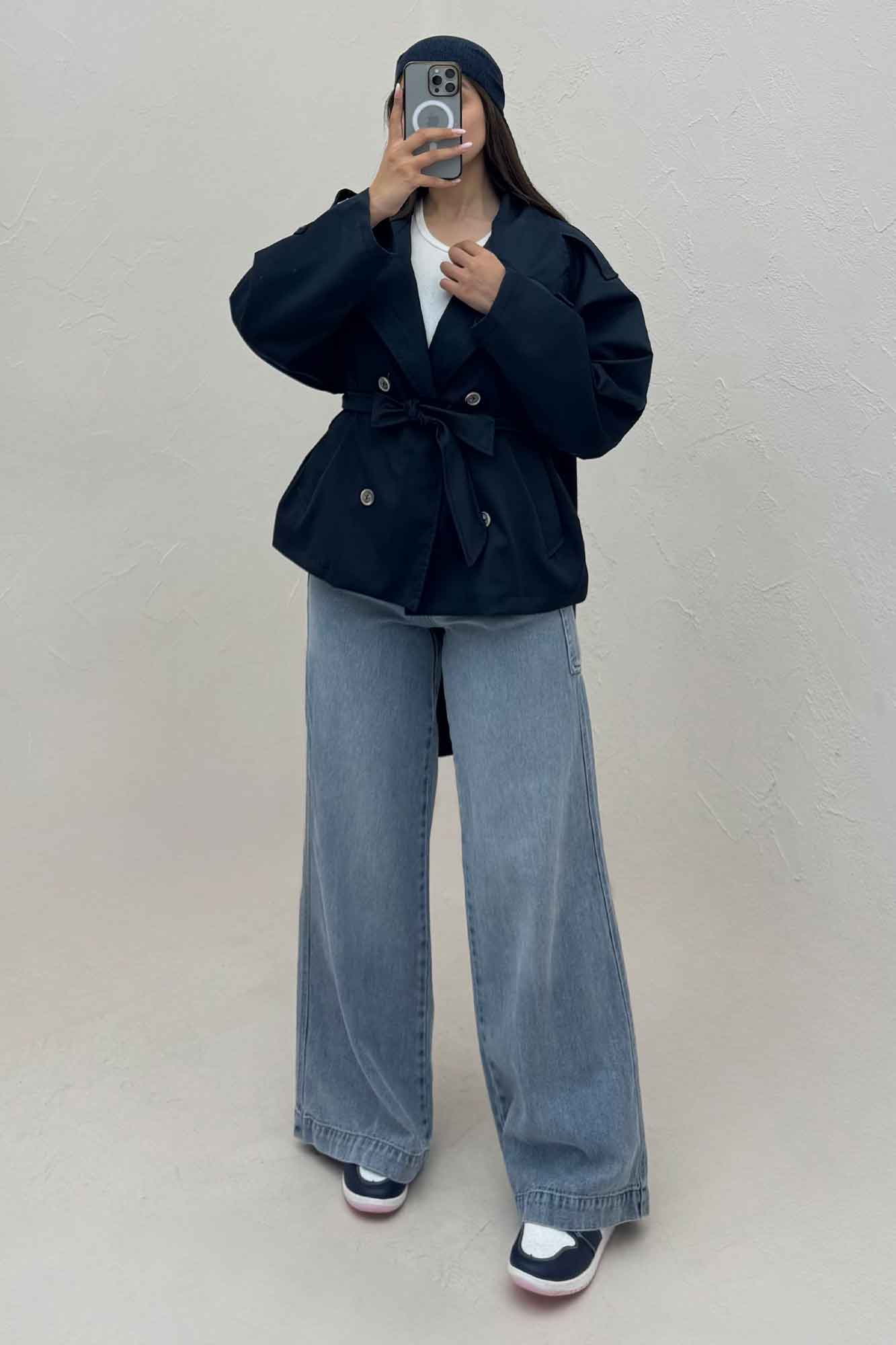 بارانی یقه ایستاده مموری کد 434