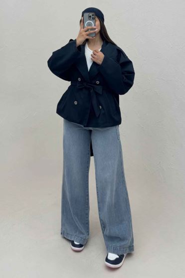 بارانی یقه ایستاده مموری کد 434