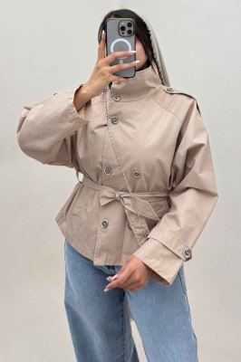 بارانی یقه ایستاده مموری کد 434