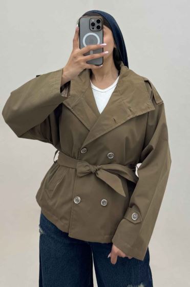 بارانی یقه ایستاده مموری کد 434