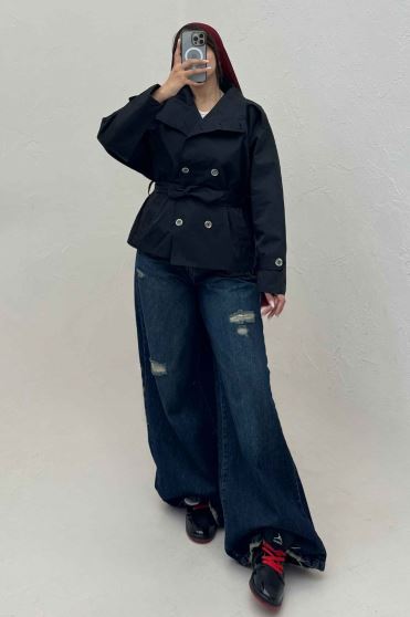 بارانی یقه ایستاده مموری کد 434