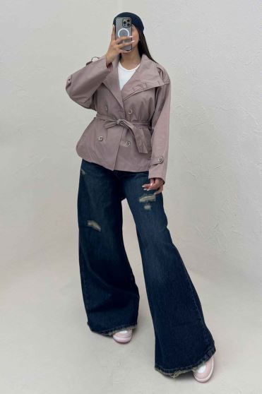 بارانی یقه ایستاده مموری کد 434