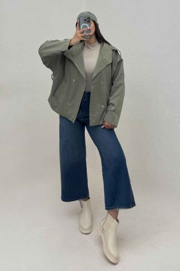 بارانی یقه ایستاده مموری کد 434