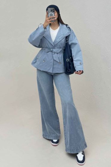 بارانی یقه ایستاده مموری کد 434