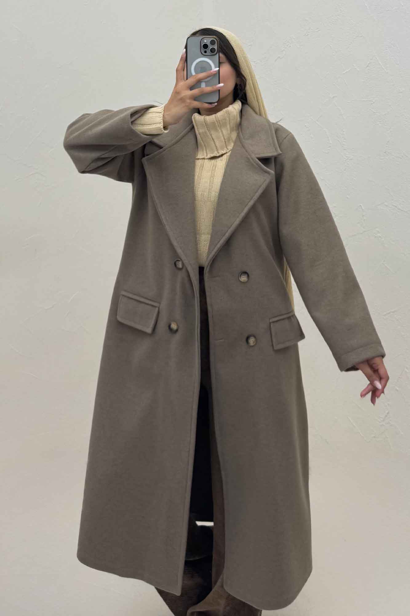 پالتو فوتر آستردار دو جیب پاکتی BEKO