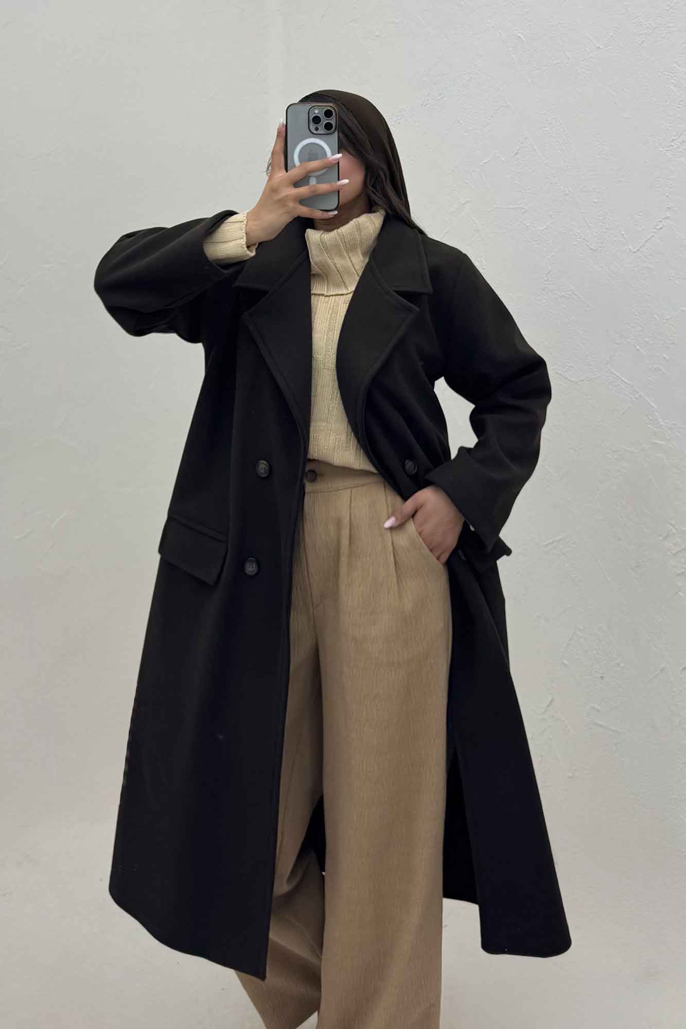 پالتو فوتر آستردار دو جیب پاکتی BEKO