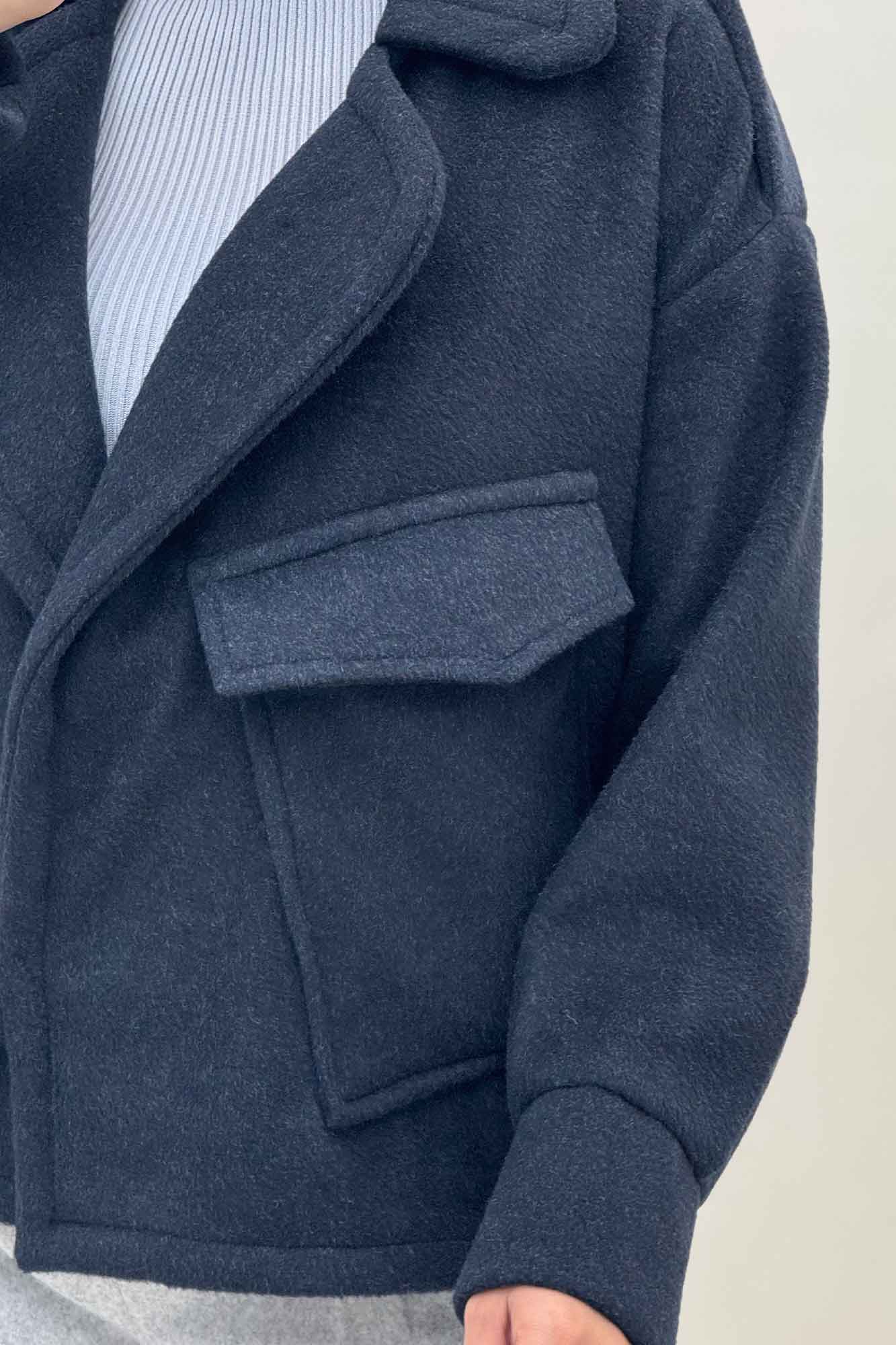 کت فوتر کشمیر پایین سگک تک جیب