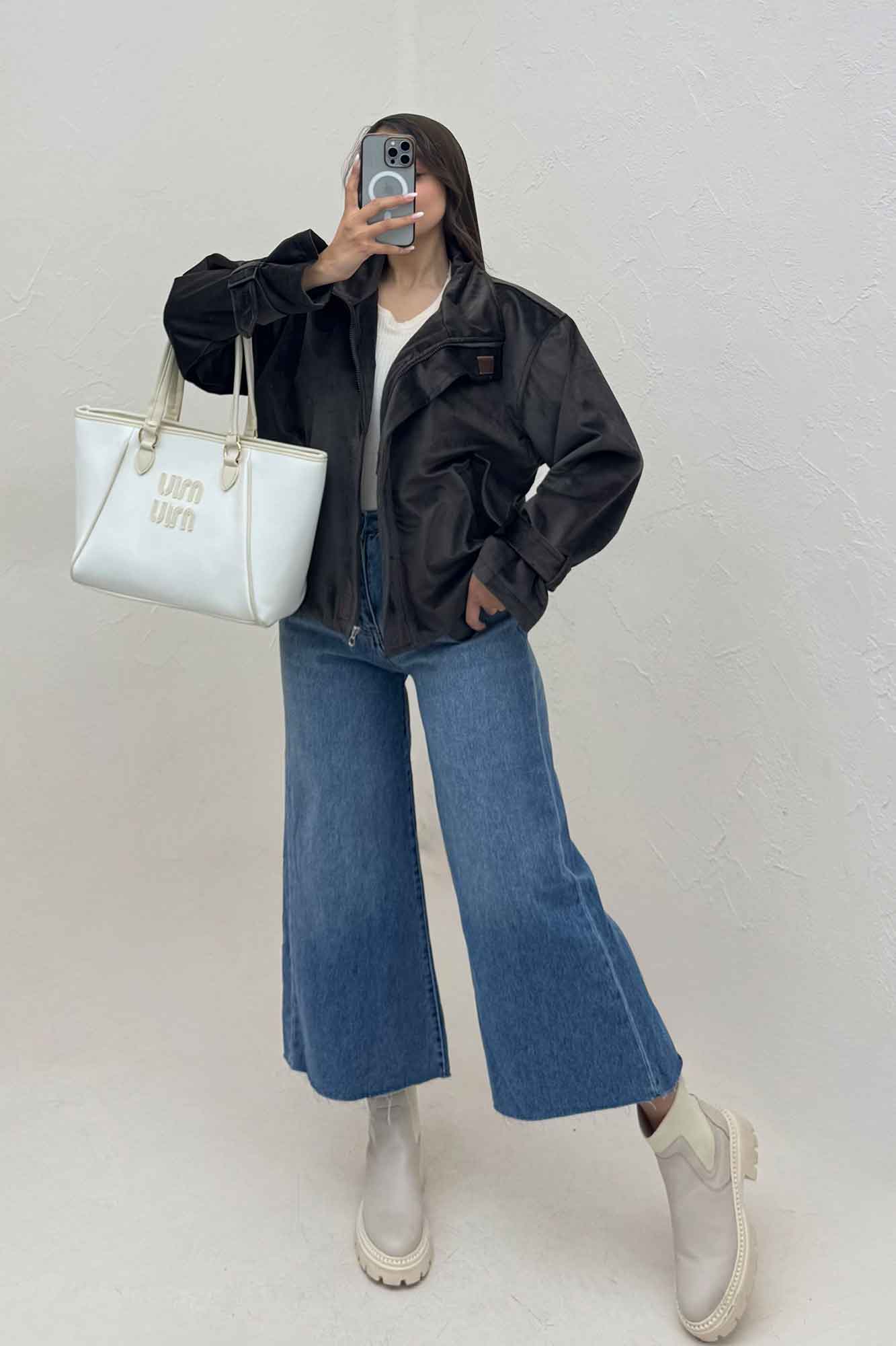 کت جیر آستین سگک آستردار کد 451