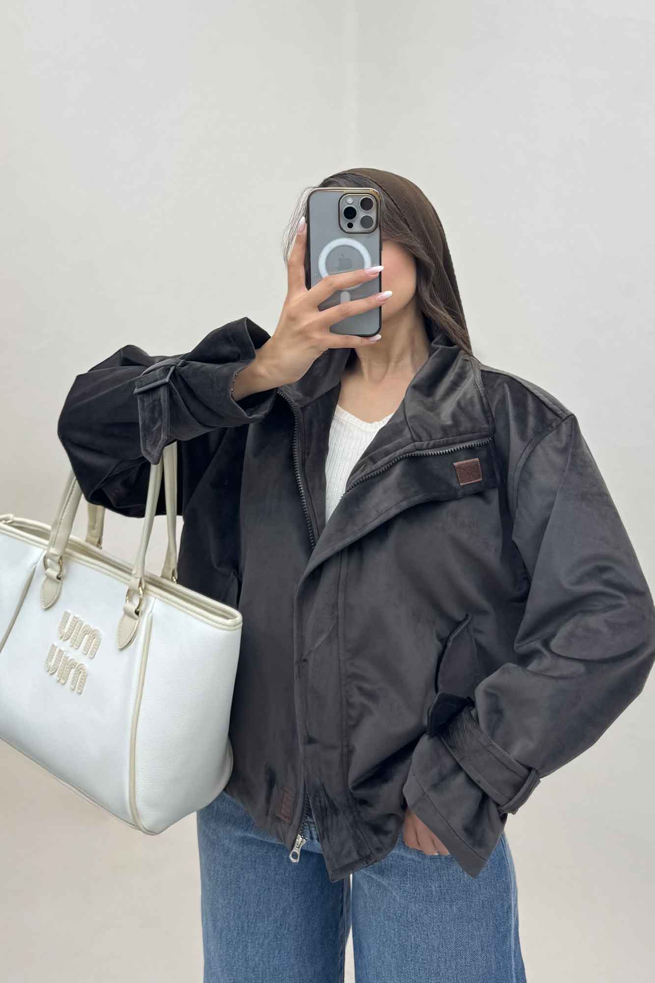 کت جیر آستین سگک آستردار کد 451