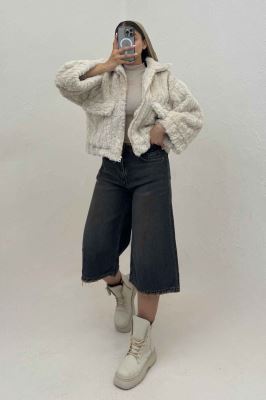 کت پوست دو جیب کد 447