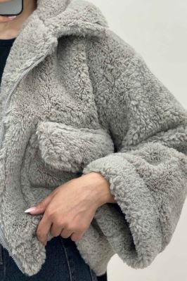 کت پوست دو جیب کد 447