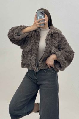 کت پوست دو جیب کد 447