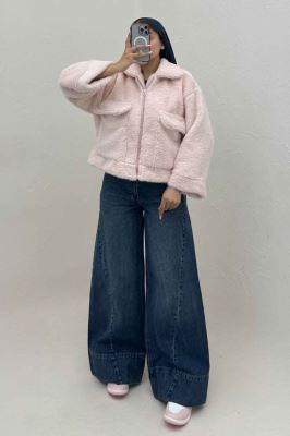 کت پوست دو جیب کد 447