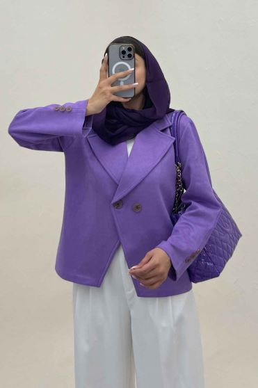 کت سوییت دو دکمه پایین هفتی