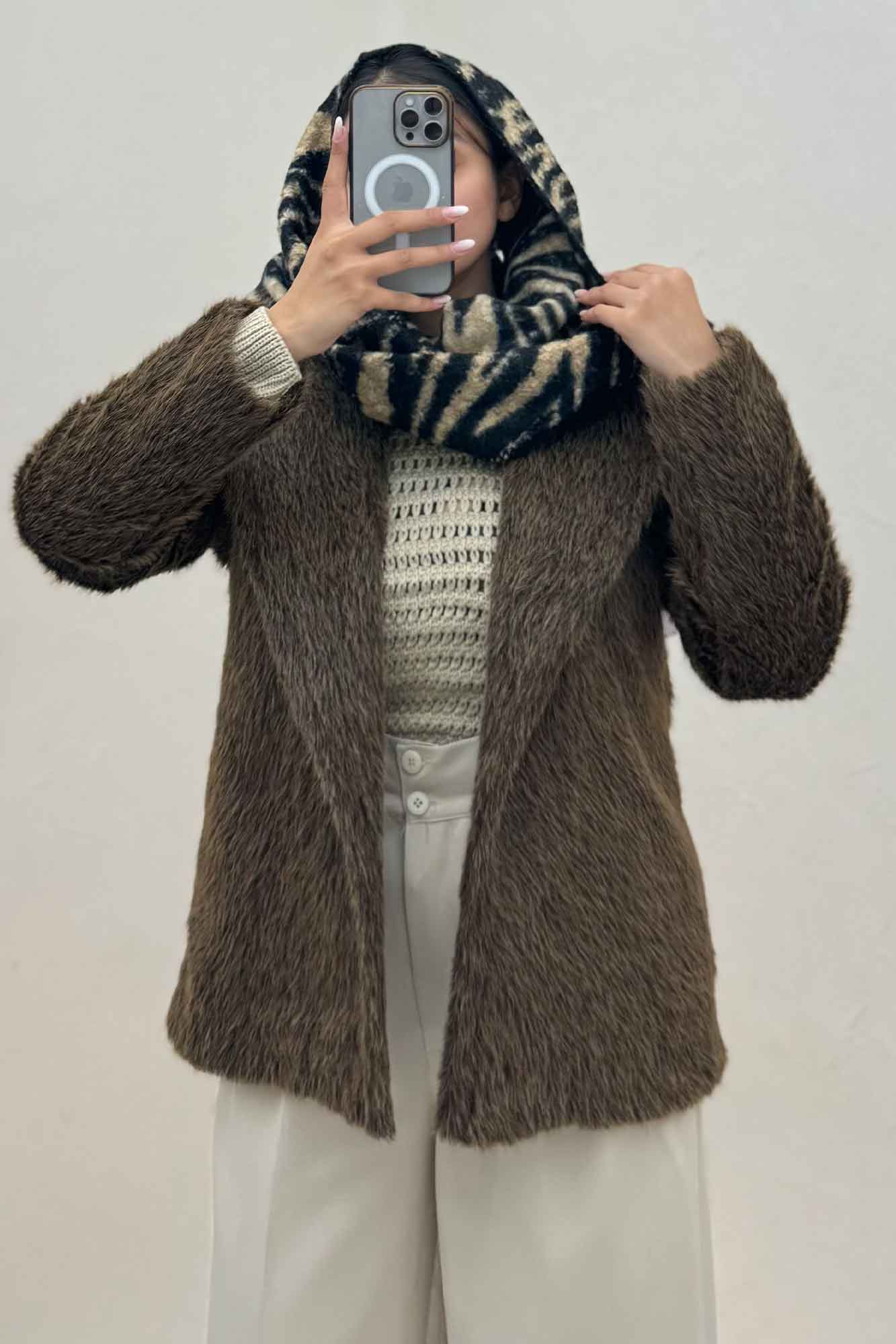 کت خز آستردار شیکو