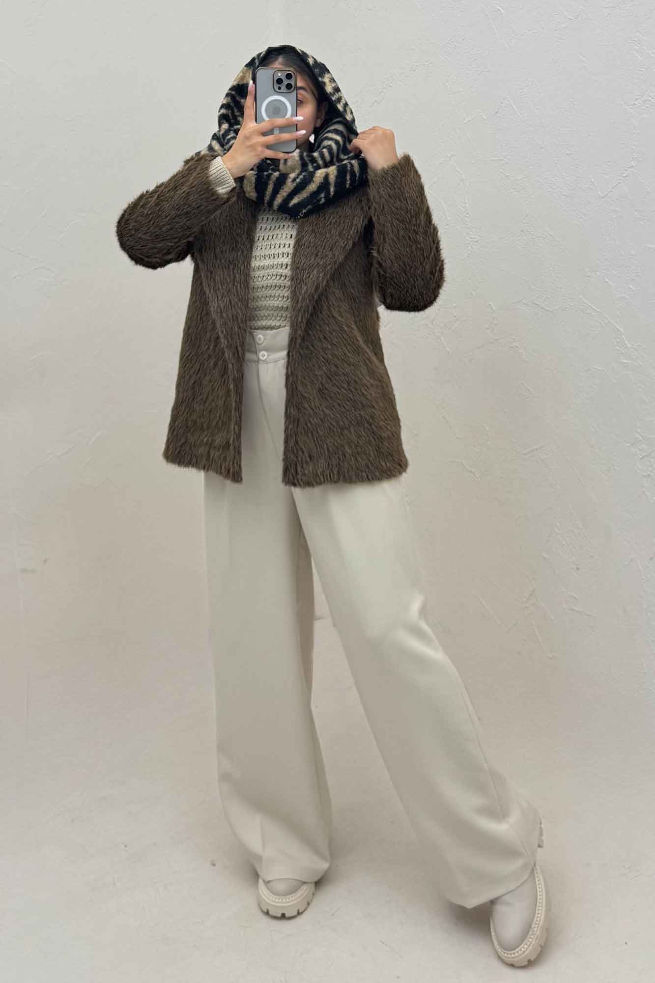 کت خز آستردار شیکو