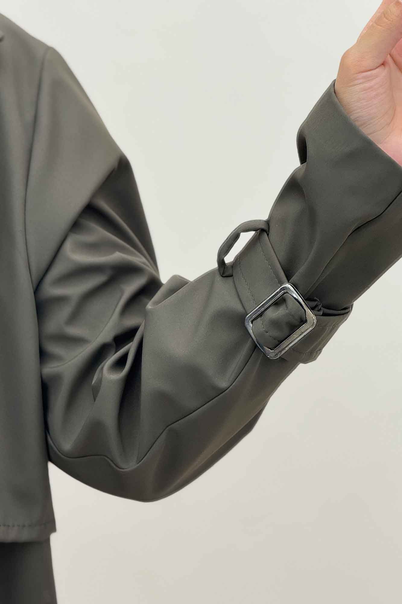 بارانی بلند سانتانا یقه انگلیسی RASTA