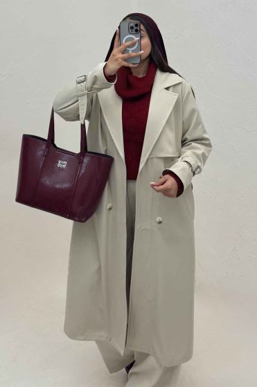 بارانی بلند سانتانا کجراه 