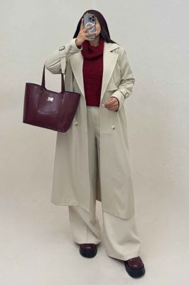 بارانی بلند سانتانا کجراه 