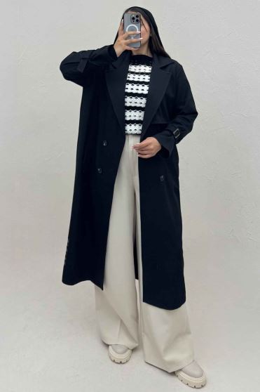 بارانی بلند سانتانا کجراه