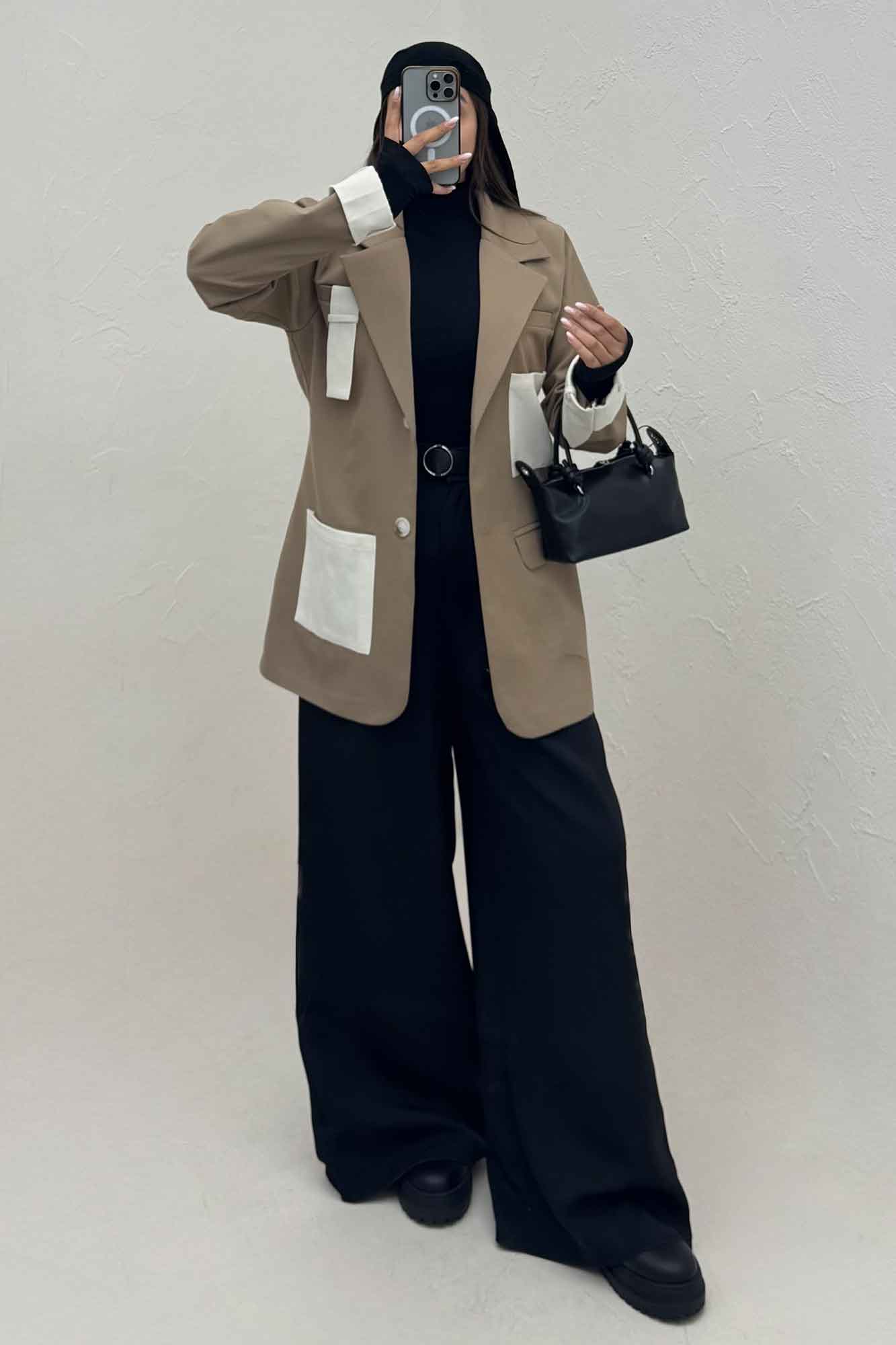 کت کتان کاپرا مدل کایوتی