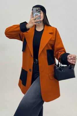 کت کتان کاپرا مدل کایوتی