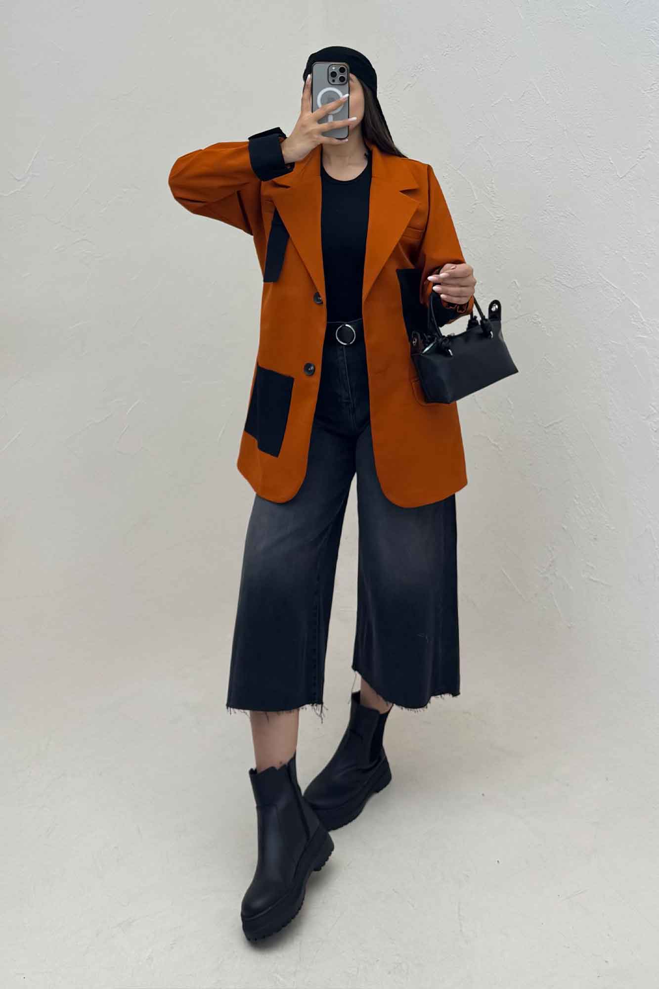 کت کتان کاپرا مدل کایوتی