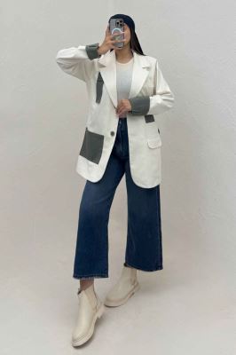 کت کتان کاپرا مدل کایوتی