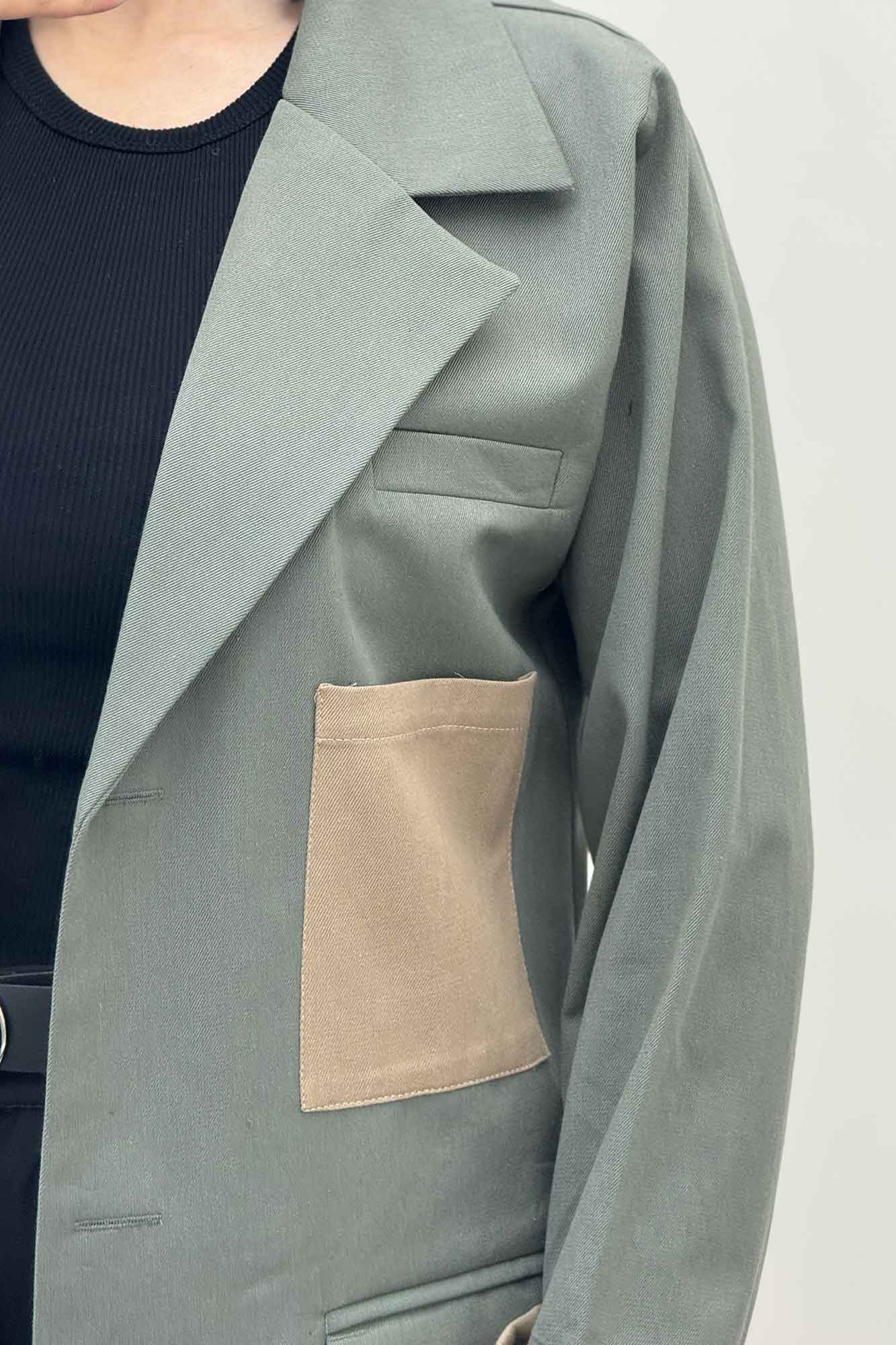 کت کتان کاپرا مدل کایوتی