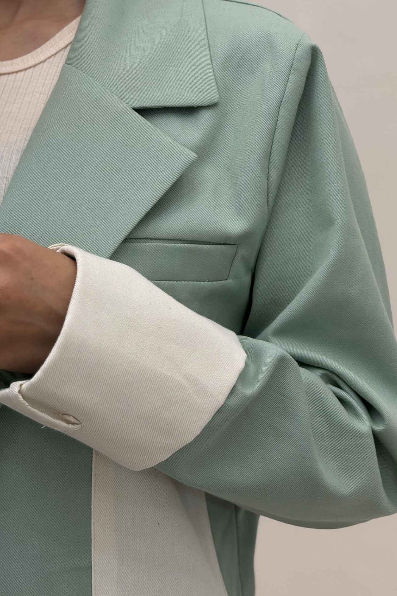 کت کتان کاپرا مدل کایوتی