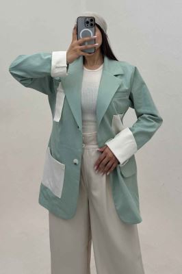 کت کتان کاپرا مدل کایوتی